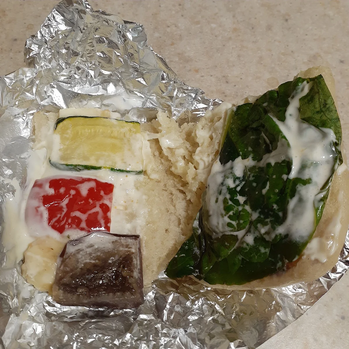 Sandwich Aux Légumes Grillés