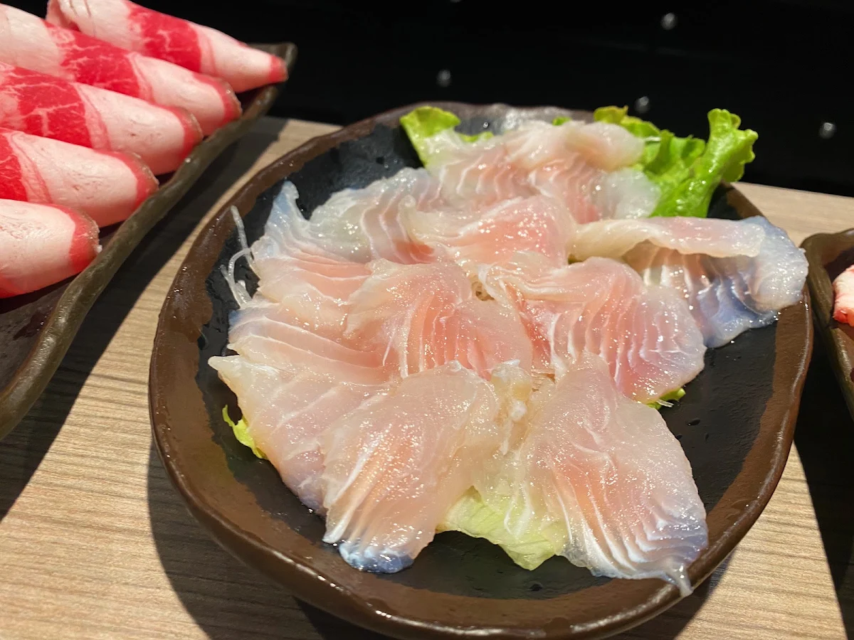 Bass Fish and Meat Combo