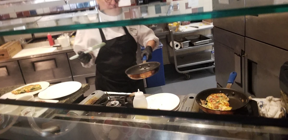 Omelet Station at Continental Breakfast Buffet