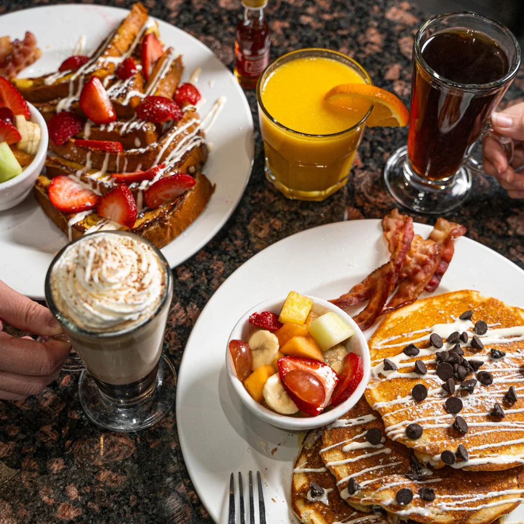 Breakfast - French Toast Pancakes & Belgian Waffles
