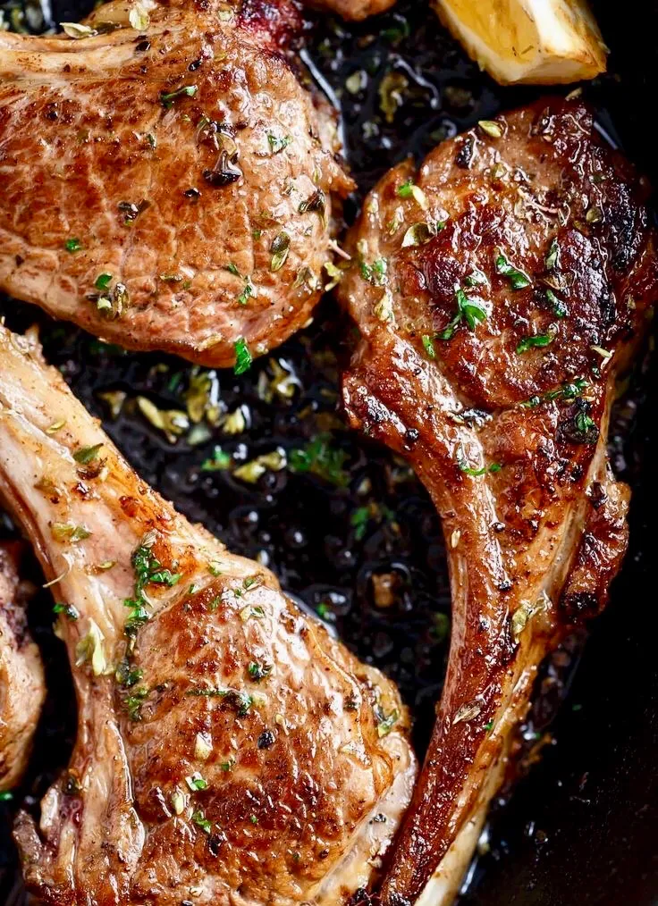 Grilled Free Range Lamb Chops
