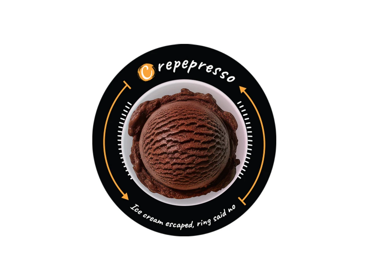 Chocolate Ice Cream Scoop