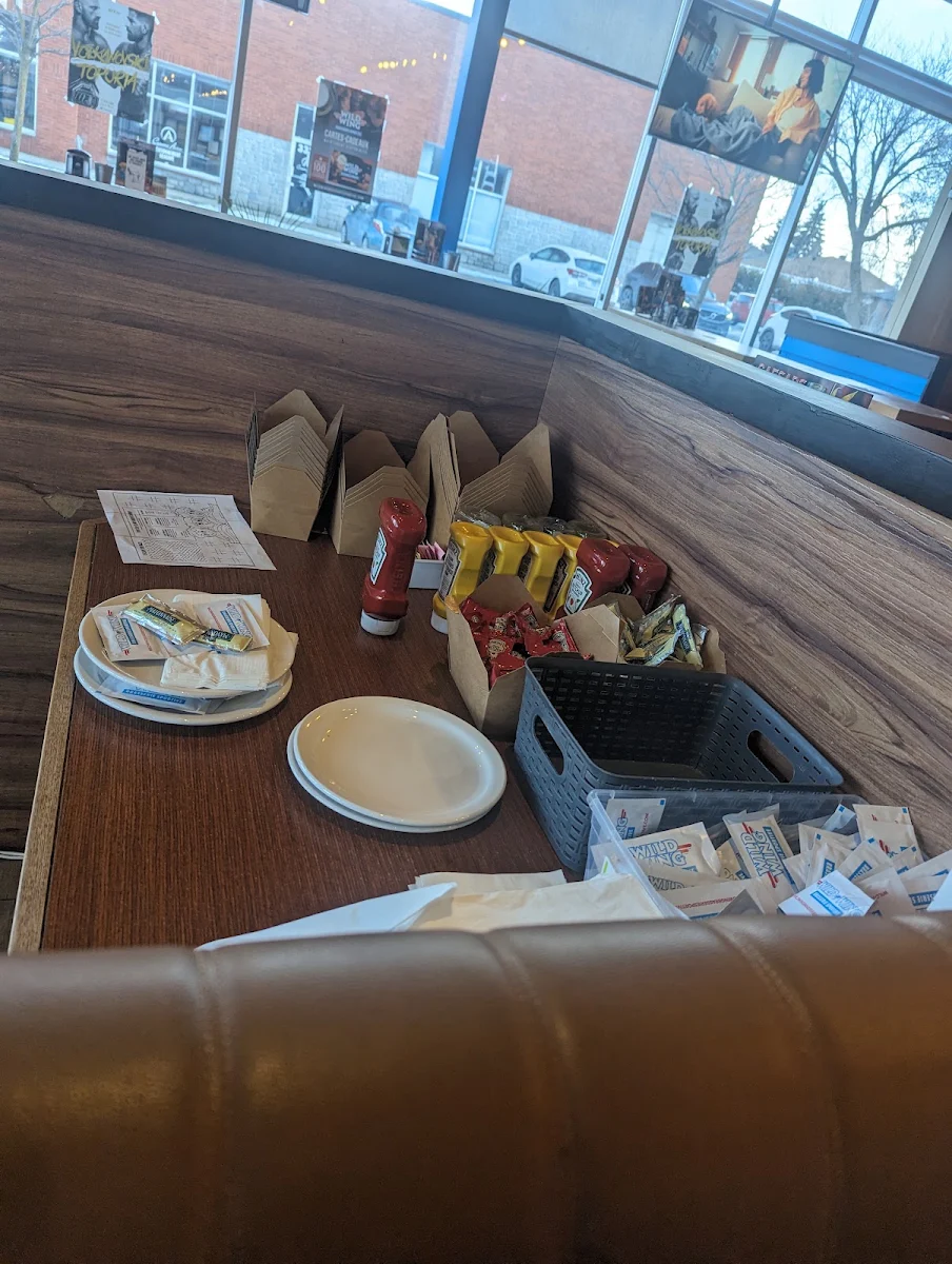 Recycled Dishes That Was on Our Table and the Plates Should Have Been Washed
