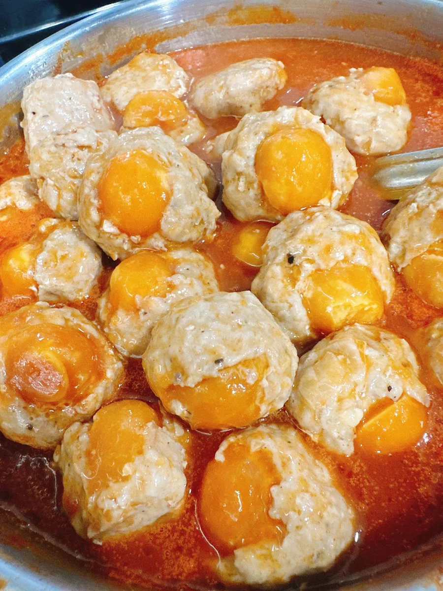 Salted Egg Meatball Xíu Mại Trứng Muối