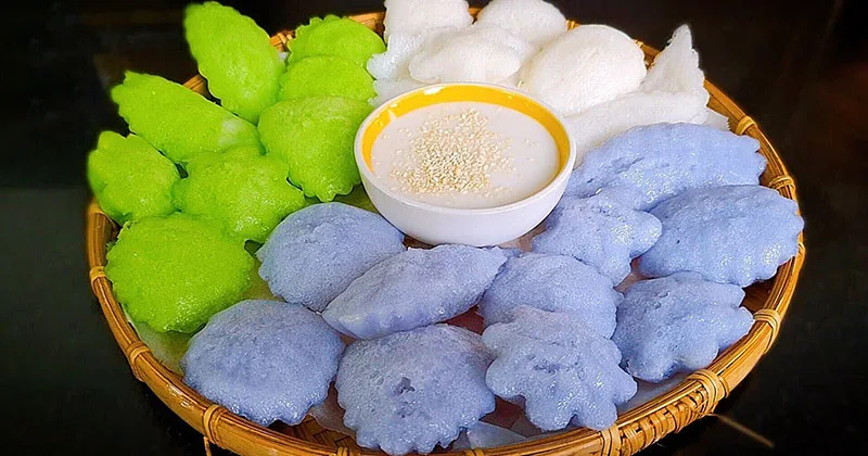 Steamed Rice Cake 8 Pcs - Bánh Bò Hấp Nước Cốt Dừa