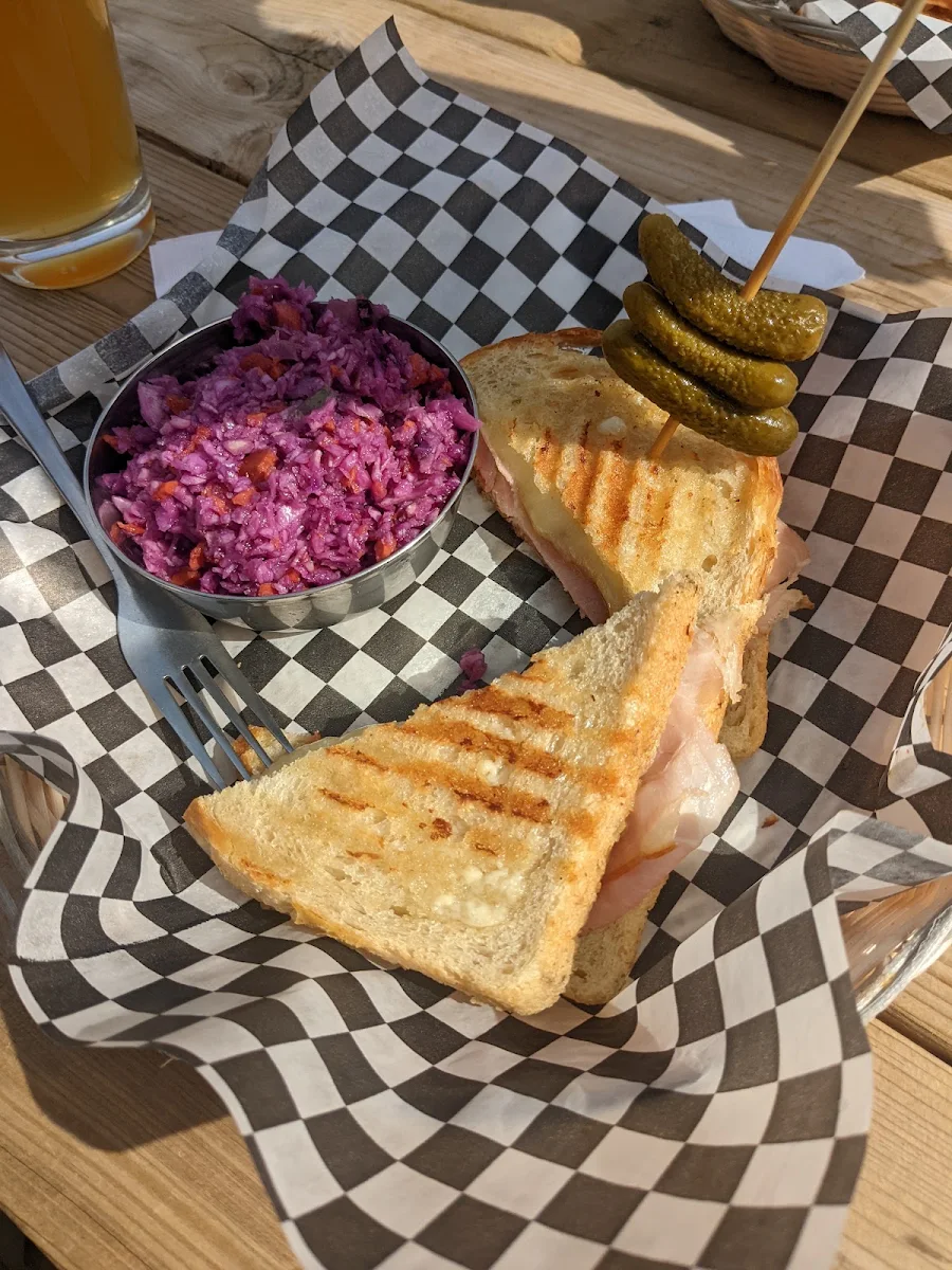 Grilled Cheese and Salad
