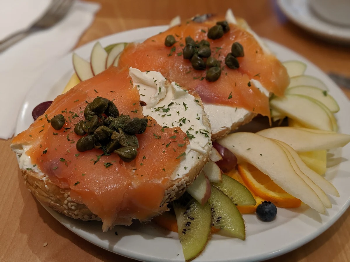 Bagel with Smoked Salmon