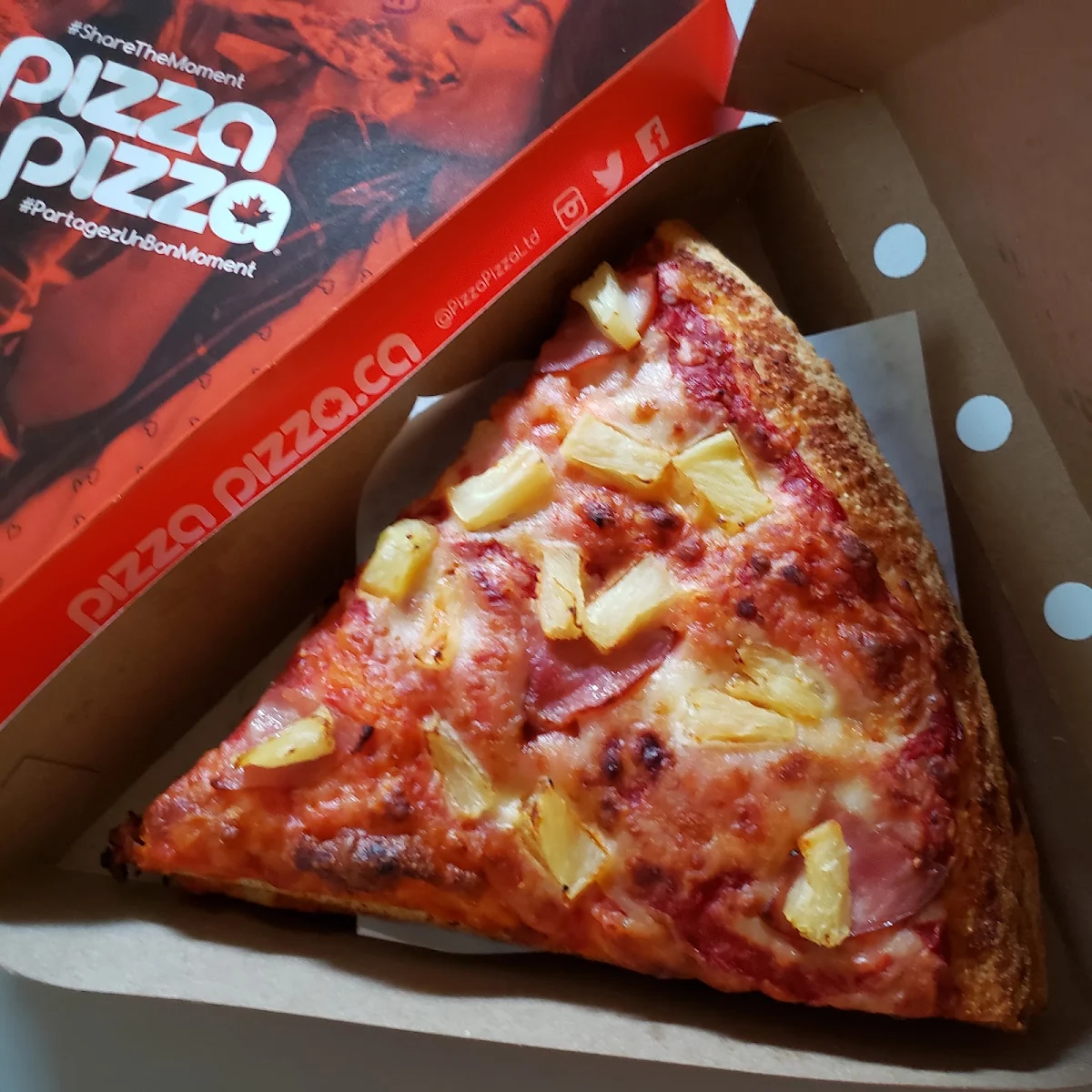 Hawaiian Pizza Slice