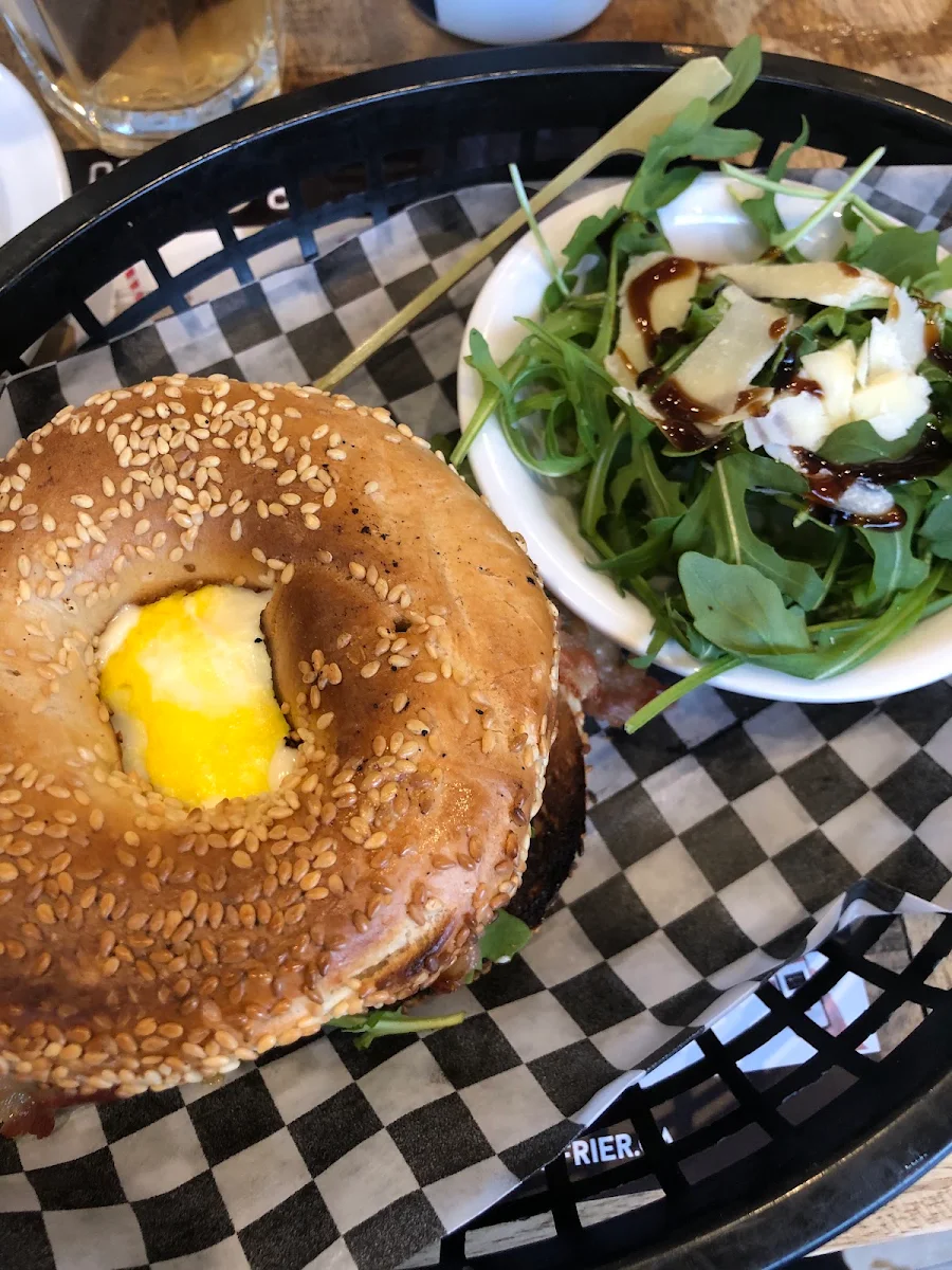 Bagel Fromage Oeufs Bacon
