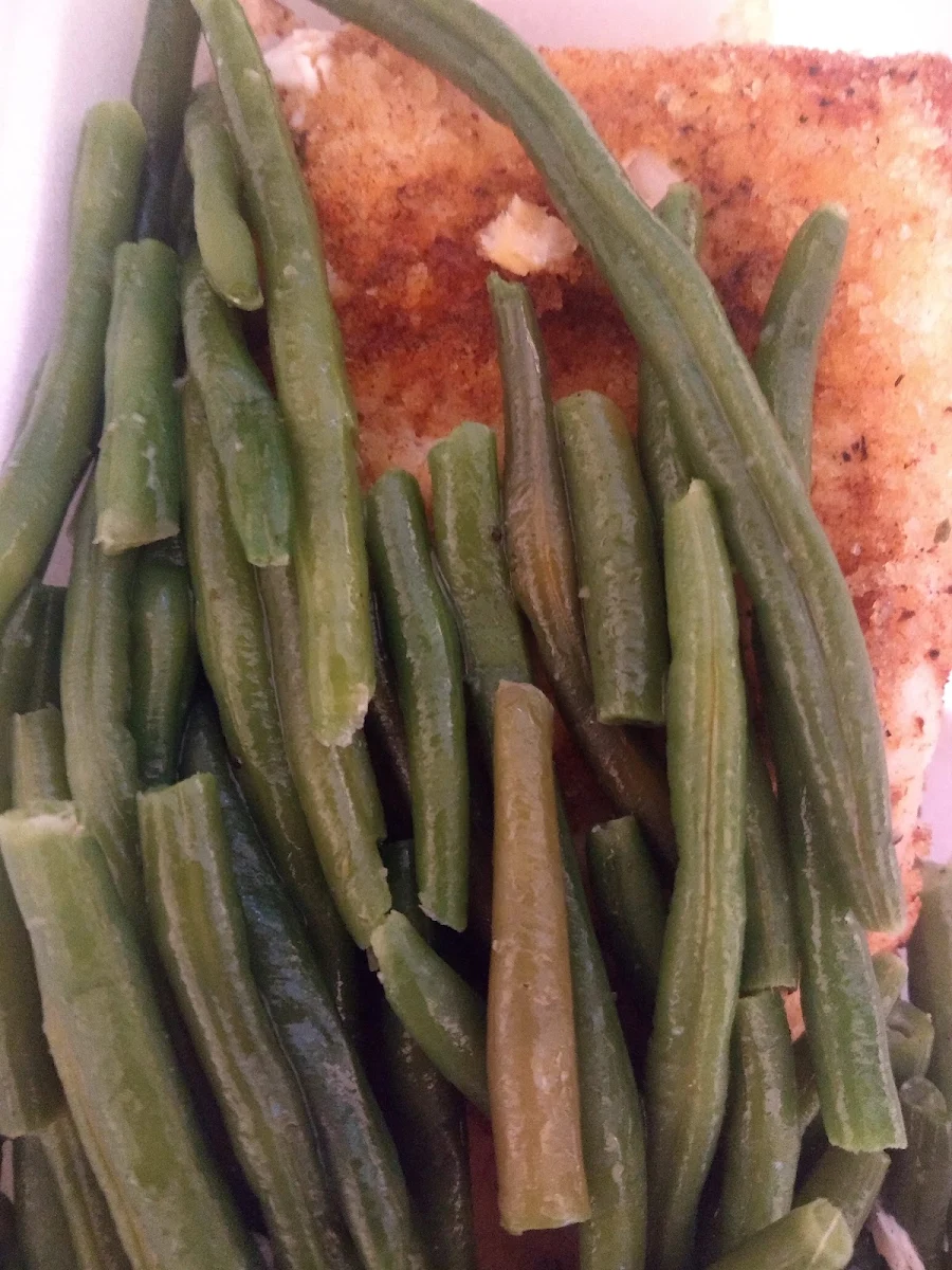 Green Beans and Whitefish