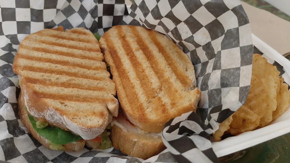 Avocado Lettuce and Tomato Sandwich