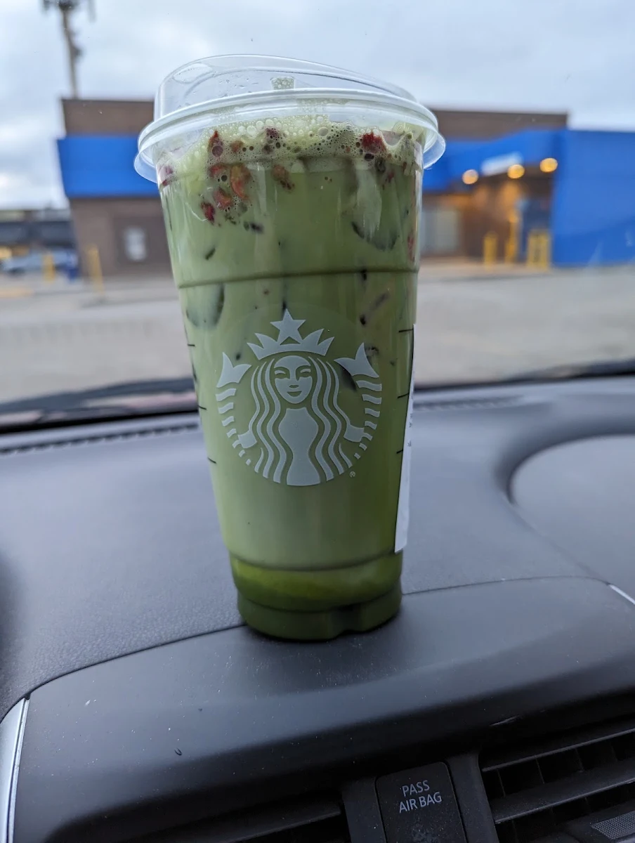 Oat Strawberry Matcha Iced Latte