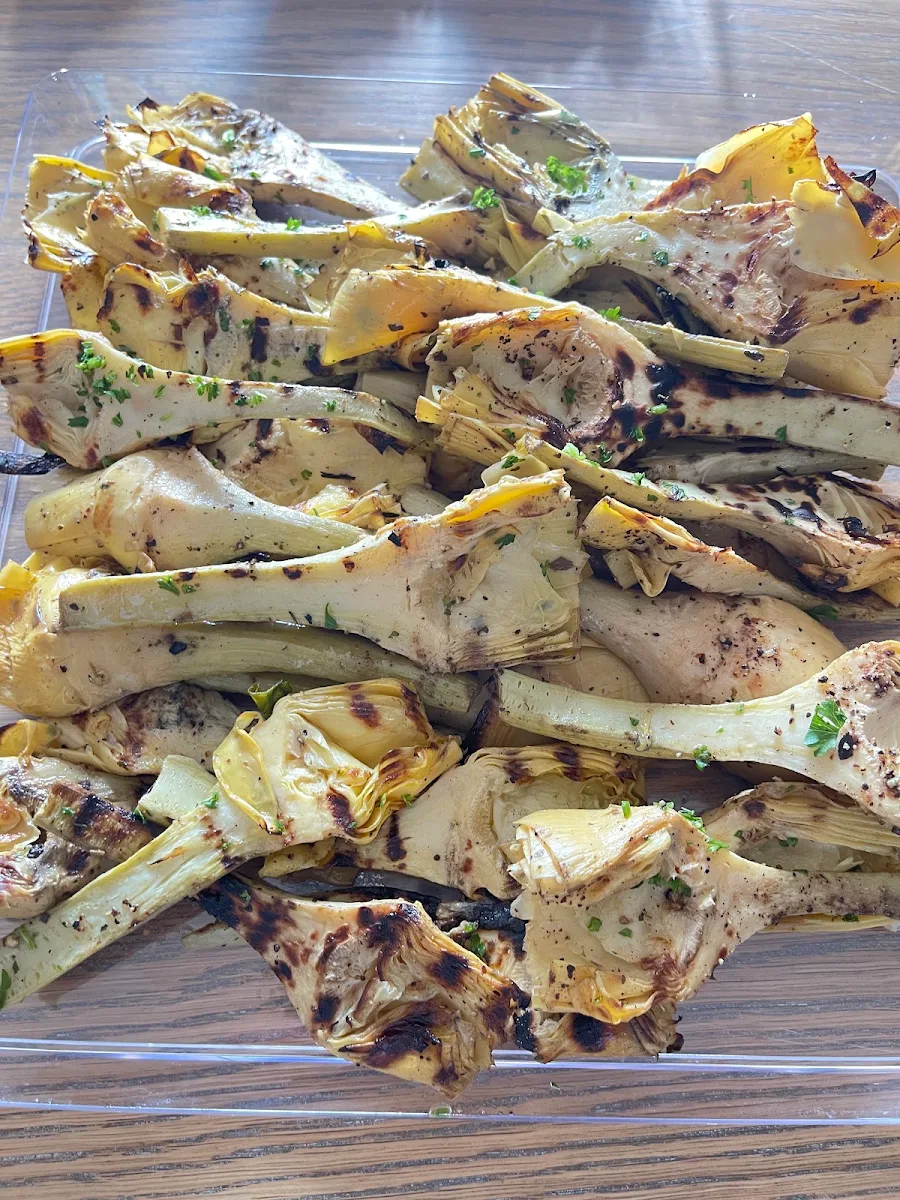 Grilled Baby Artichokes