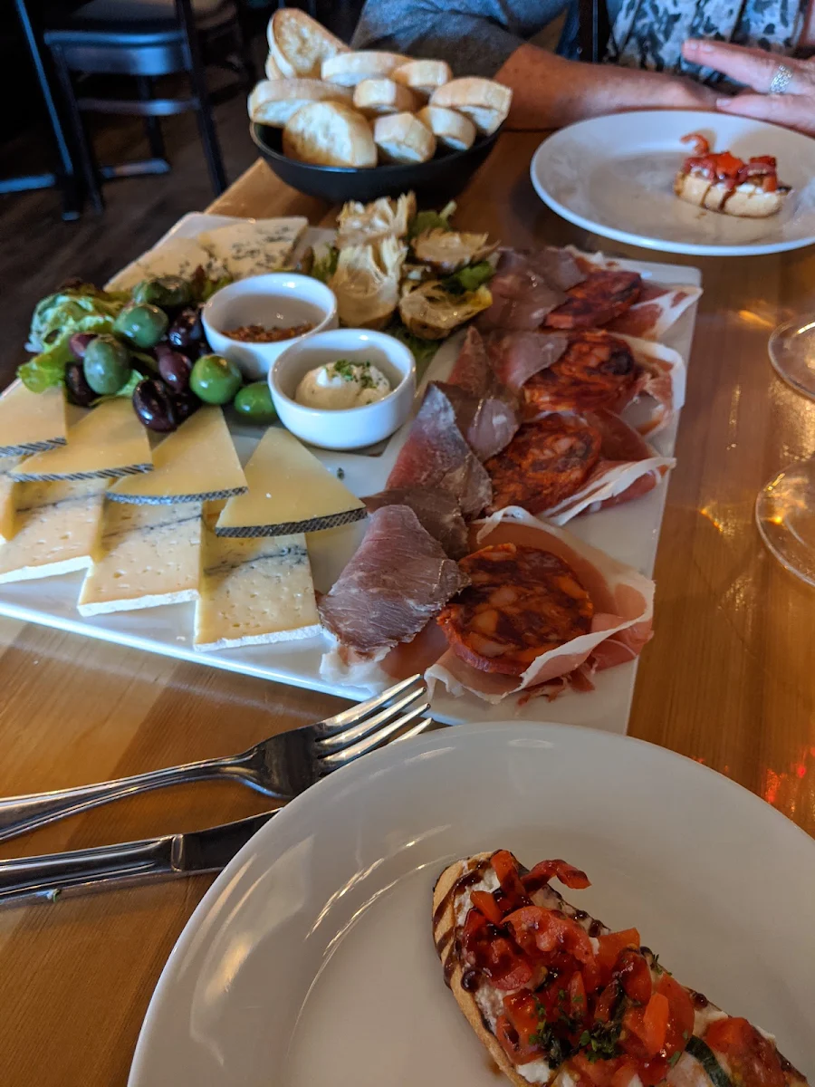 Meat and Cheese Charcuterie Board