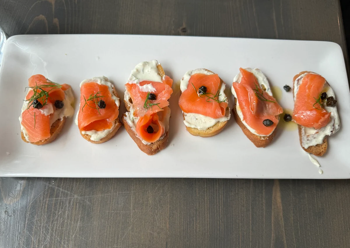 Smoked Salmon Crostini