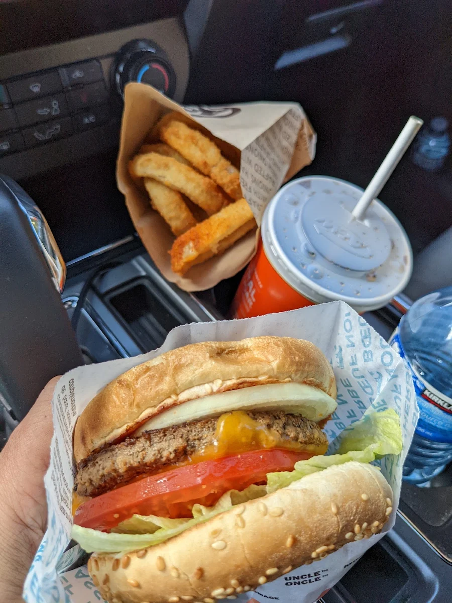 Teen Burger with Onion Ring