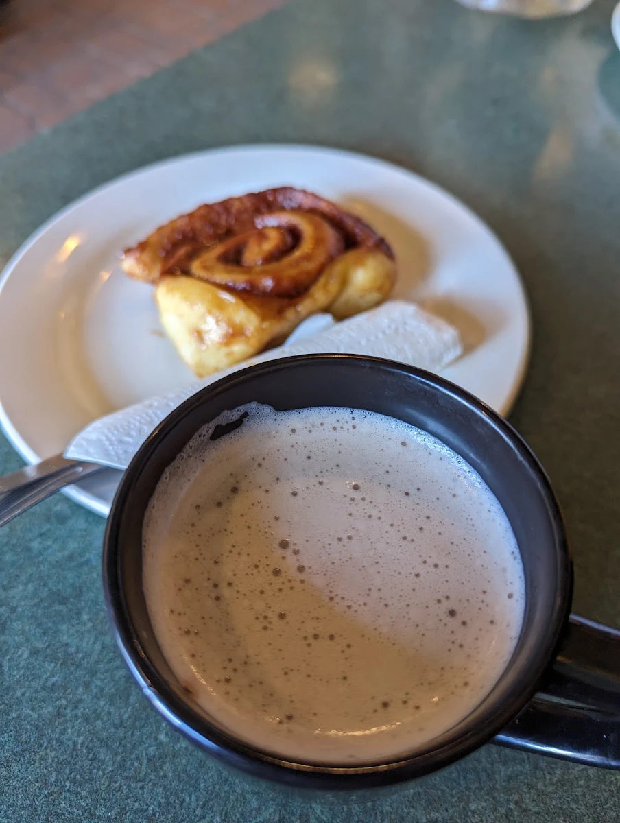 Cinnamon Twist & Hot Chocolate