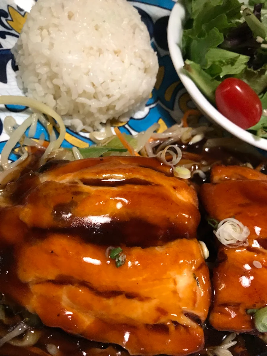 Salmon Teriyaki Lunch