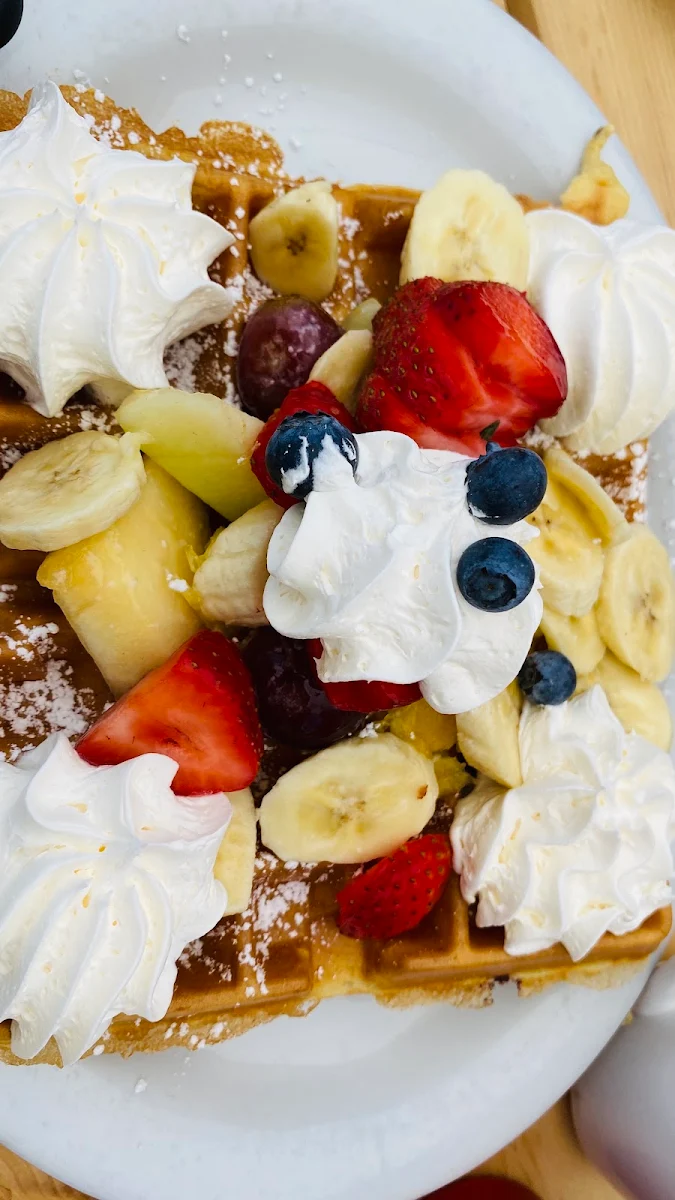 Fresh Fruit Waffle