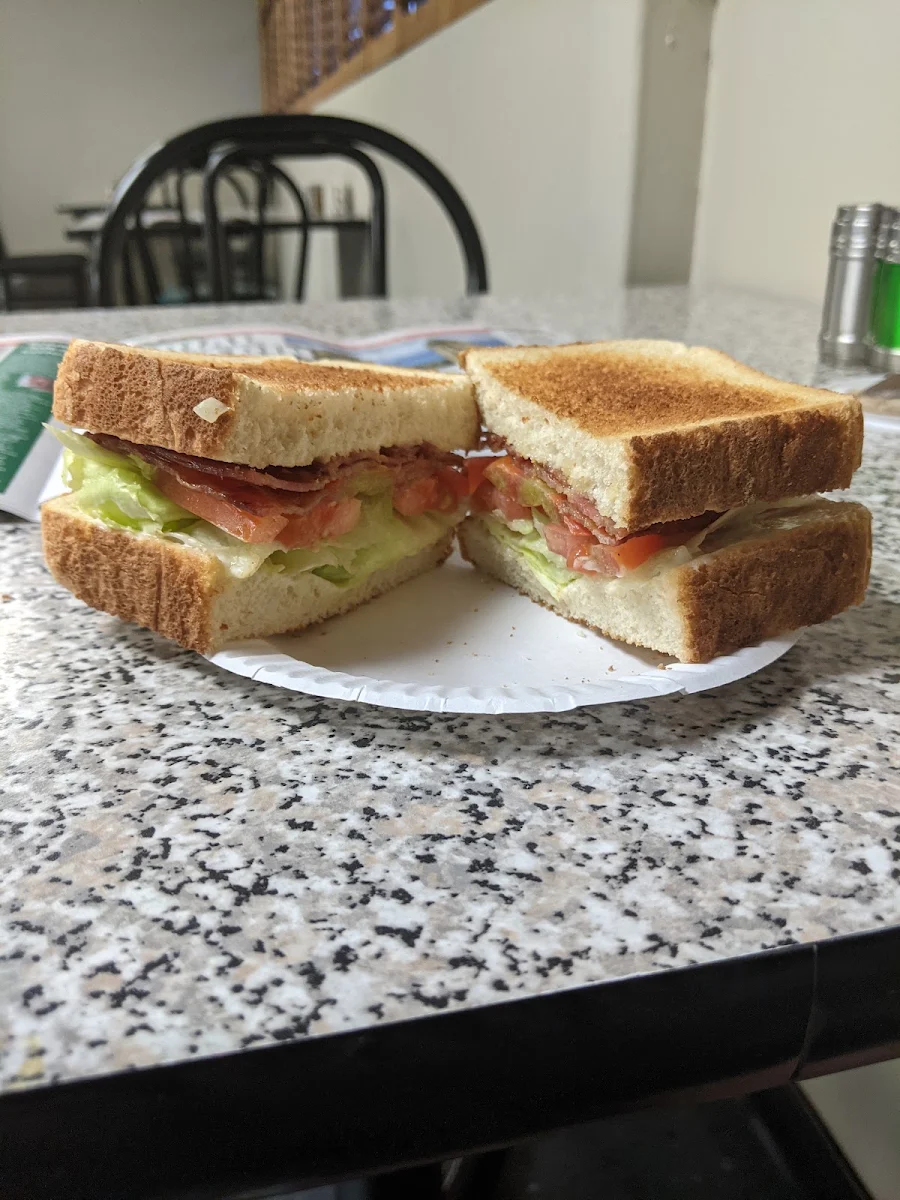 Toasted blt Bacon Lettuce and Tomato Sandwich
