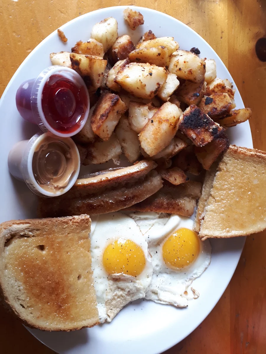 Eggs Home Fries and Sausage