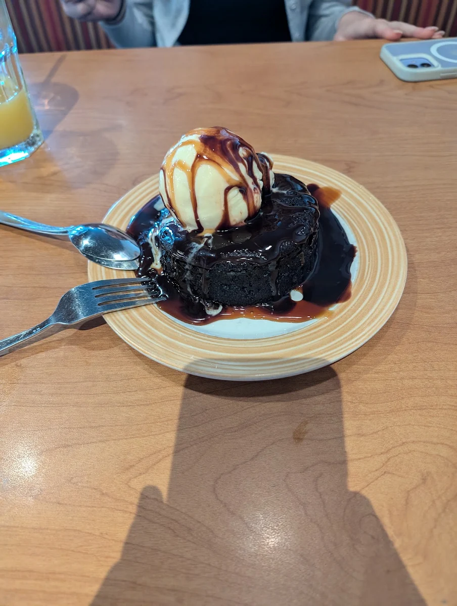 New Molten Chocolate Cake & Ice Cream
