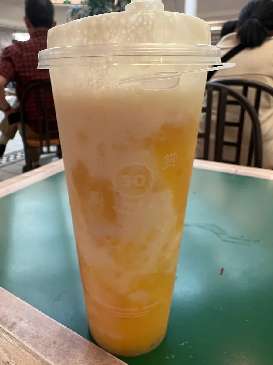 Peach Lychee w Yogurt Foam