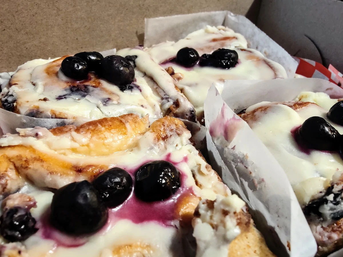 Blueberry Cinnamon Bun
