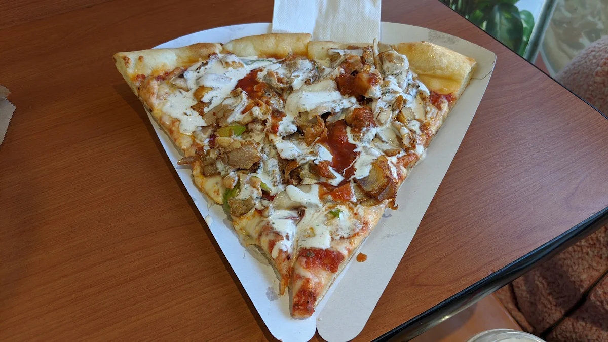 Chicken Shawarma Pizza Slice