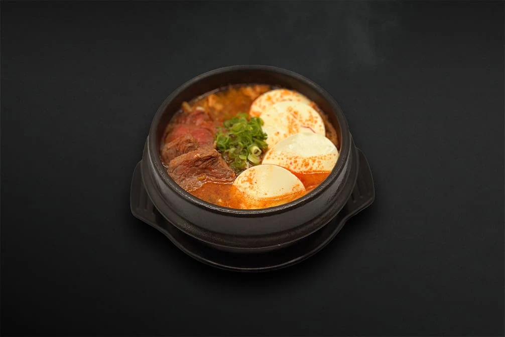 beef soft tofu soup 소고기순두부찌개