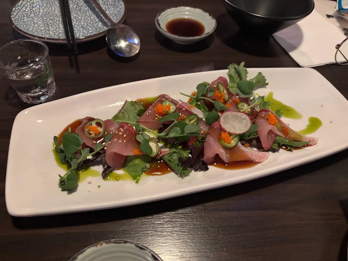 Yellow Tail Carpaccio