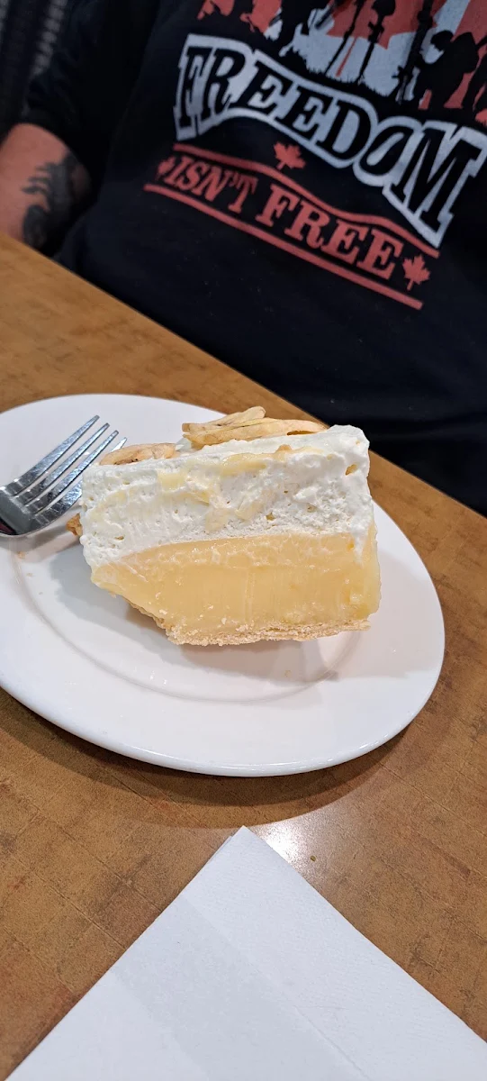 Slice of Coconut Cream Pie