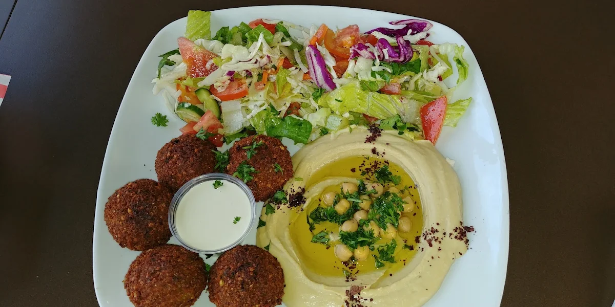 Falafel Plate with Lentil Soup