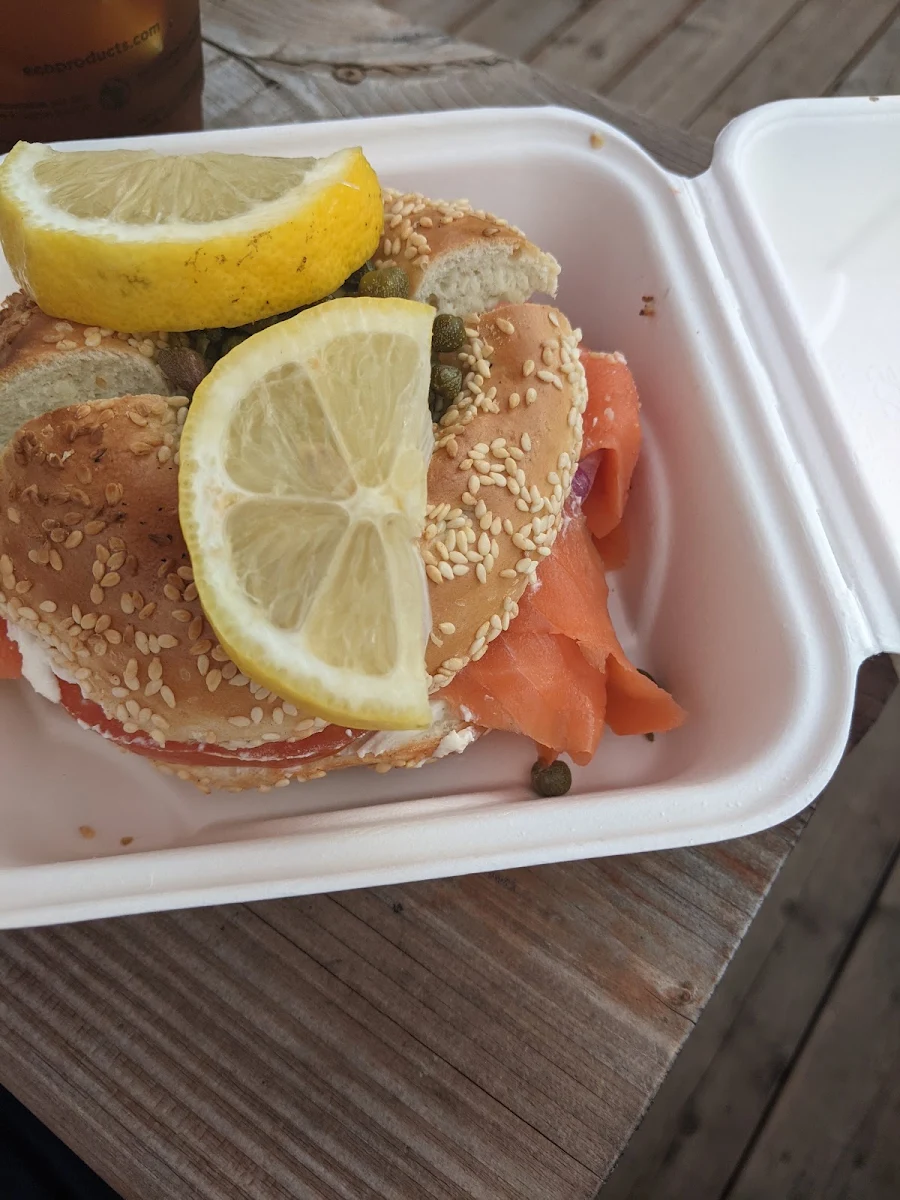 Salmon Lox Bagel
