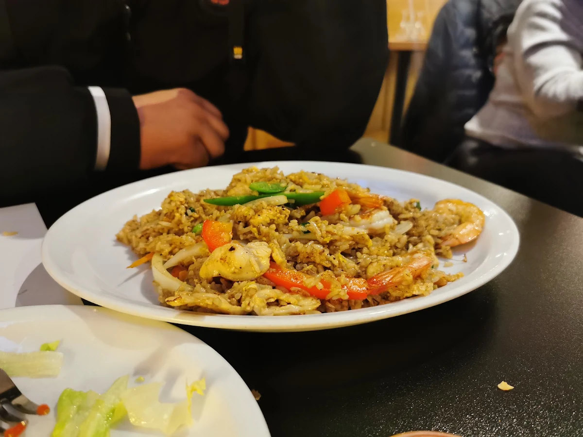 Riz Sauté Aux Crevettes