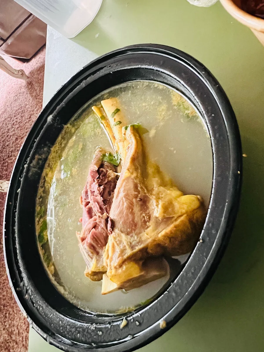 Lamb Shank with Soup