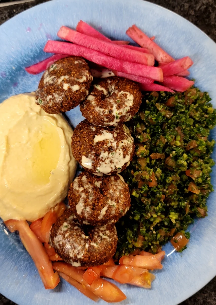 Assiette Falafel Falafel Plate