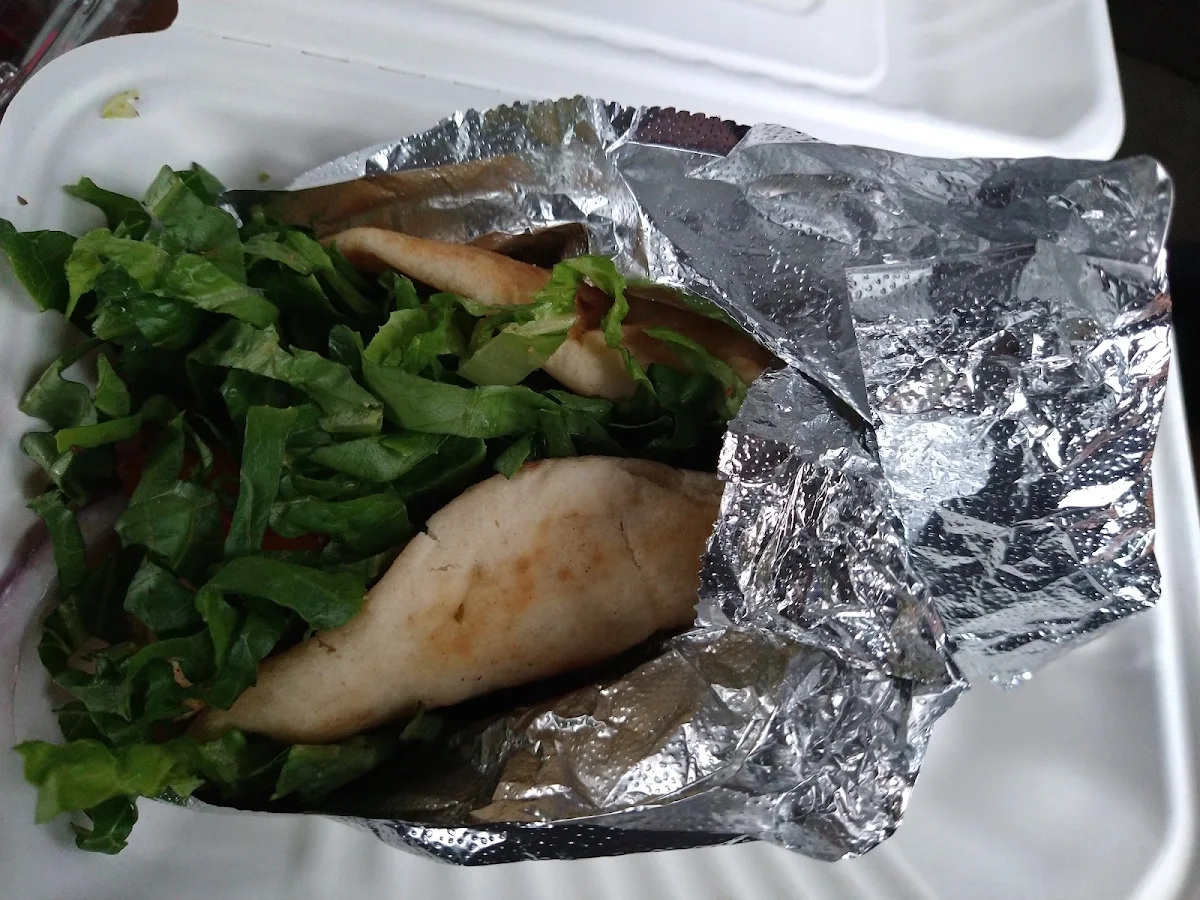 Souvlaki Pita Au Poulet
