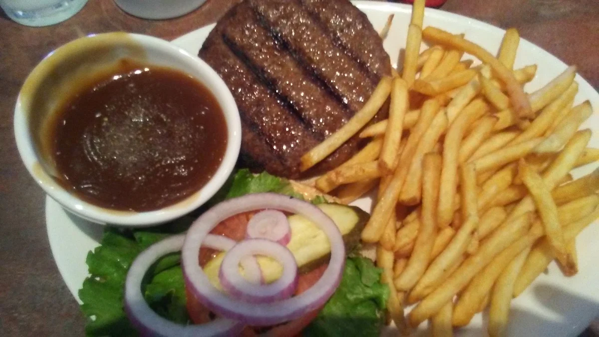 Hamburger and Fries