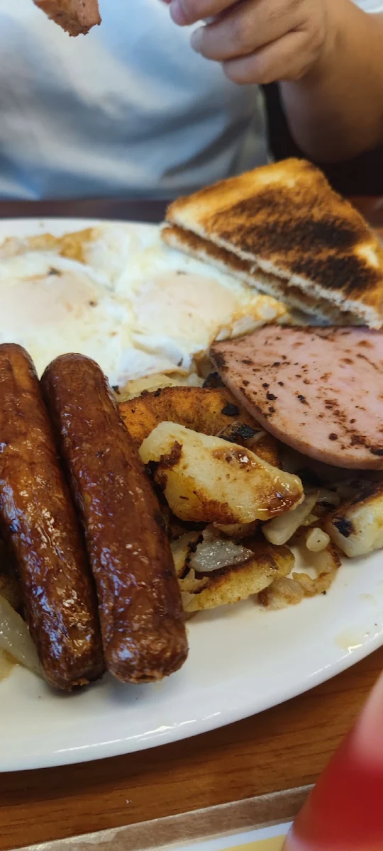 Eggs with Home Fries and Toast