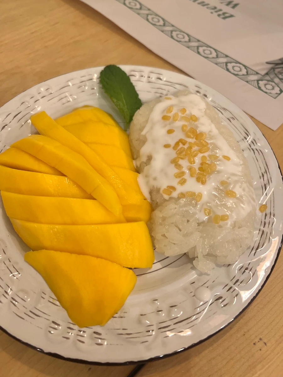 Riz Gluant À la Mangue