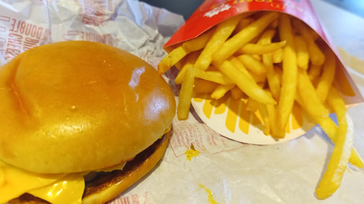 Double Cheeseburger with Fries