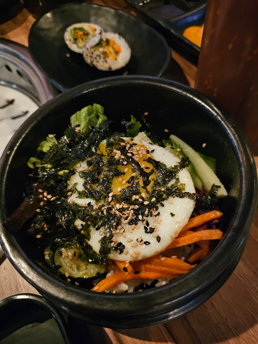 Bibimbap En Pierre Chaude Hot Stone Bibimbap
