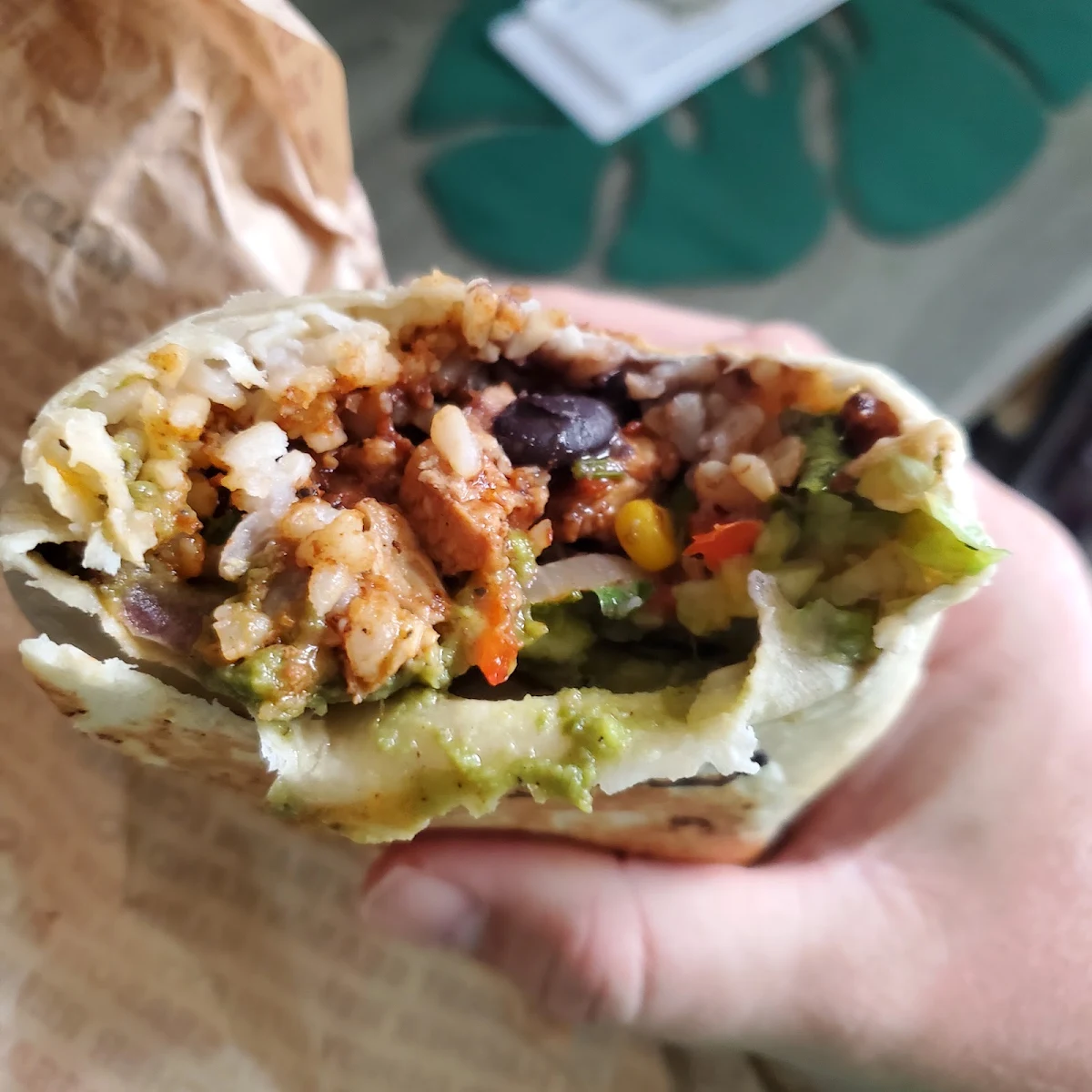 Drunken Chicken Burrito