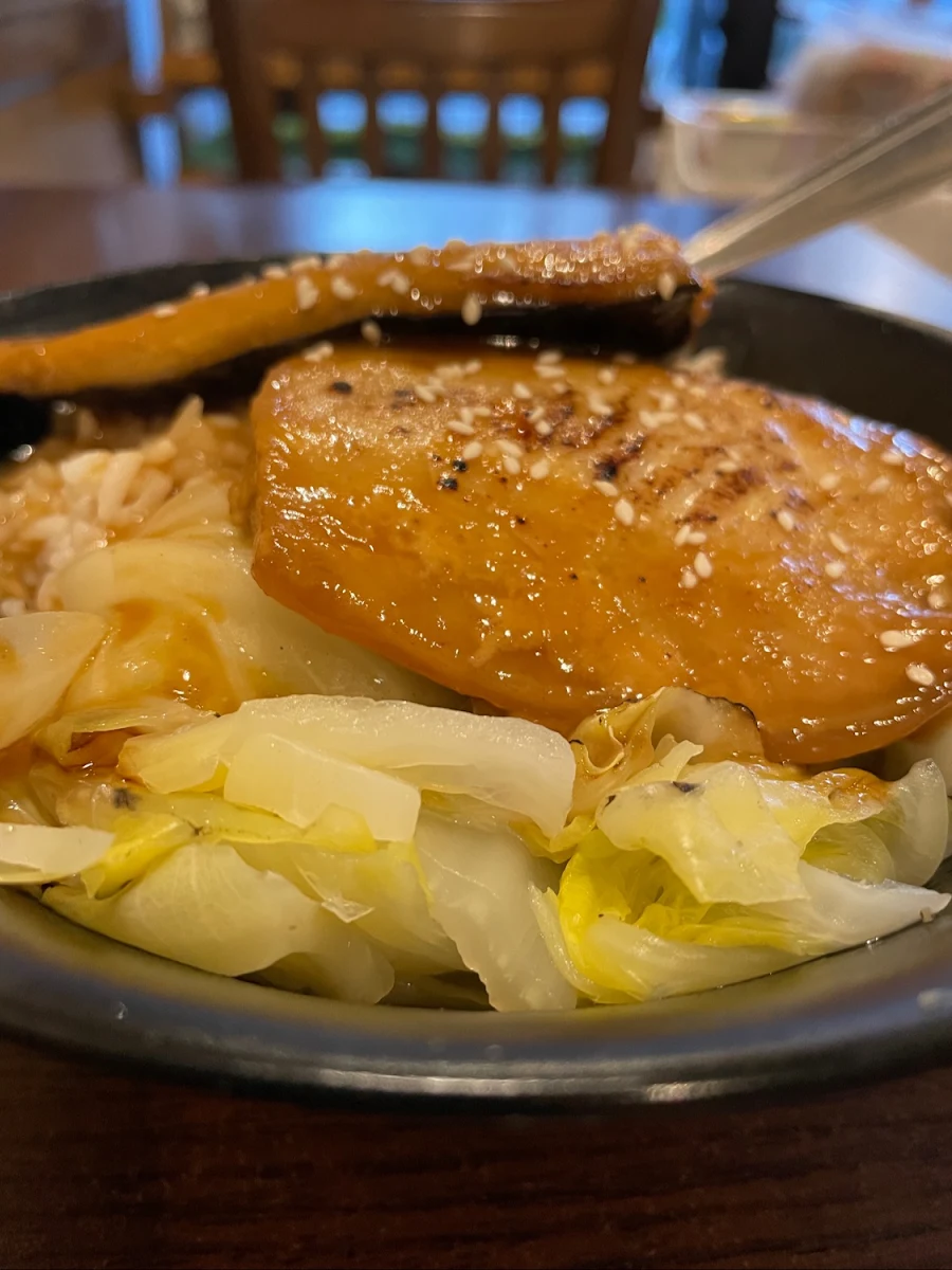 Mackerel Rice Bowl with Veggie