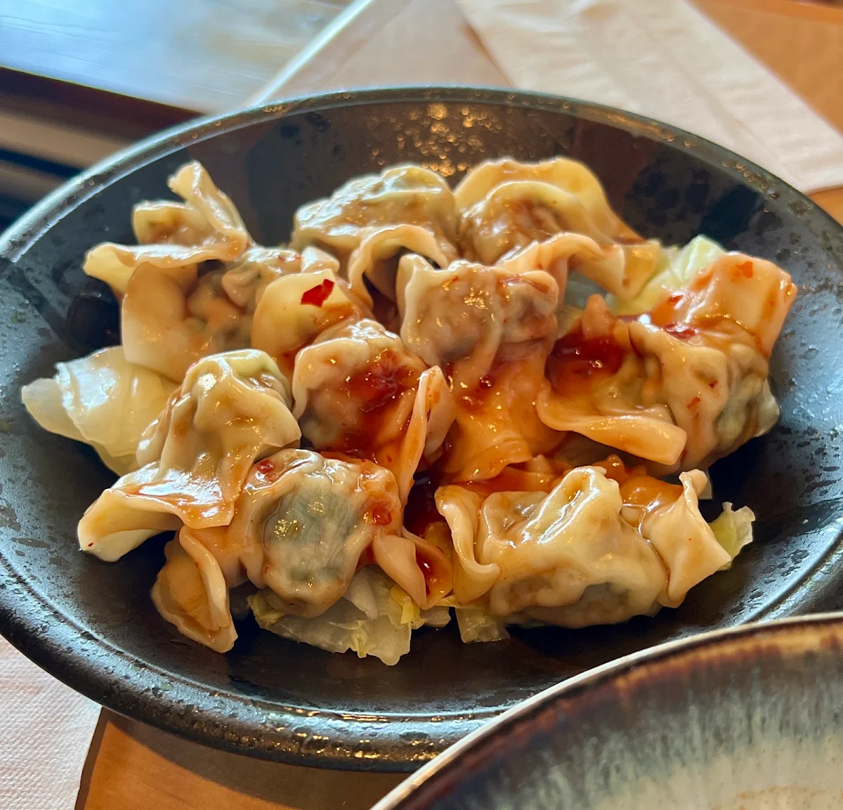 Spicy Pork & Chive Dumplings