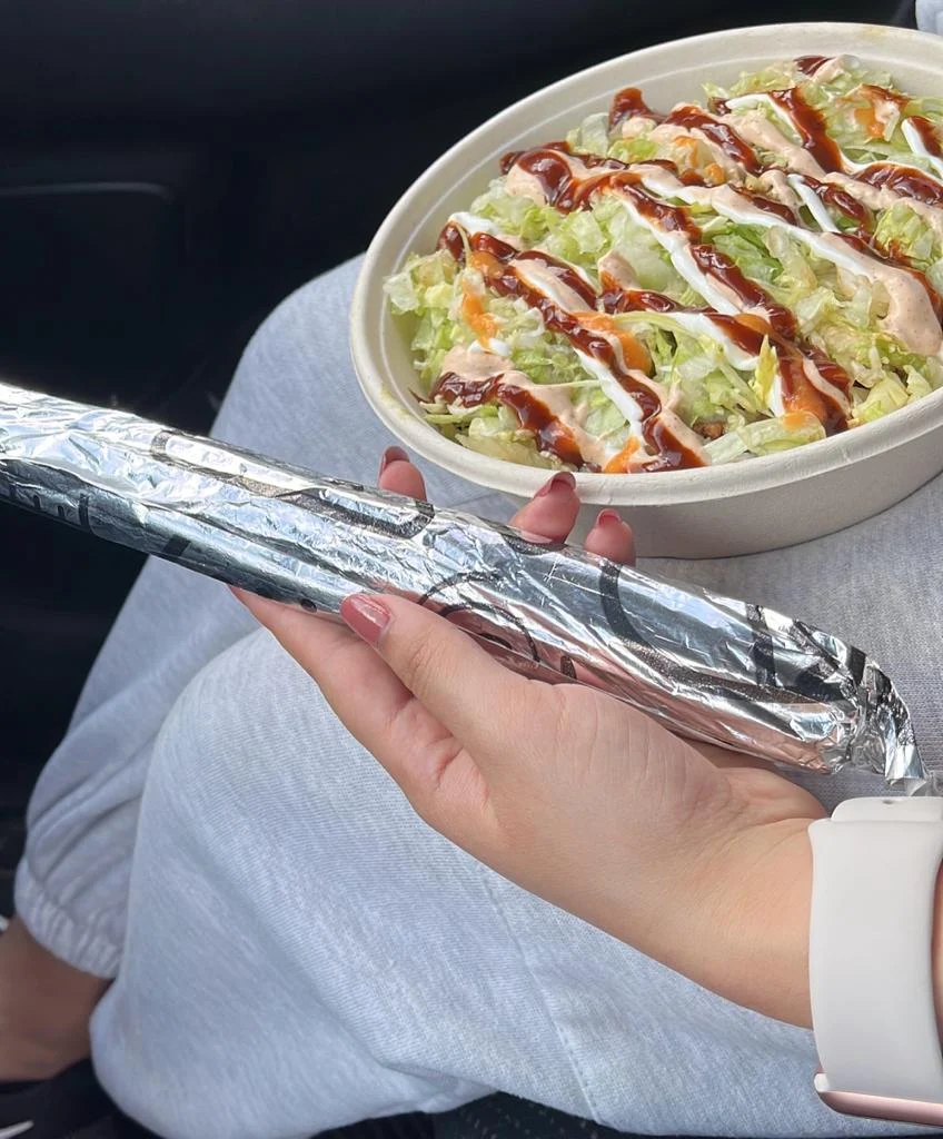 Burrito Bowl and Churros