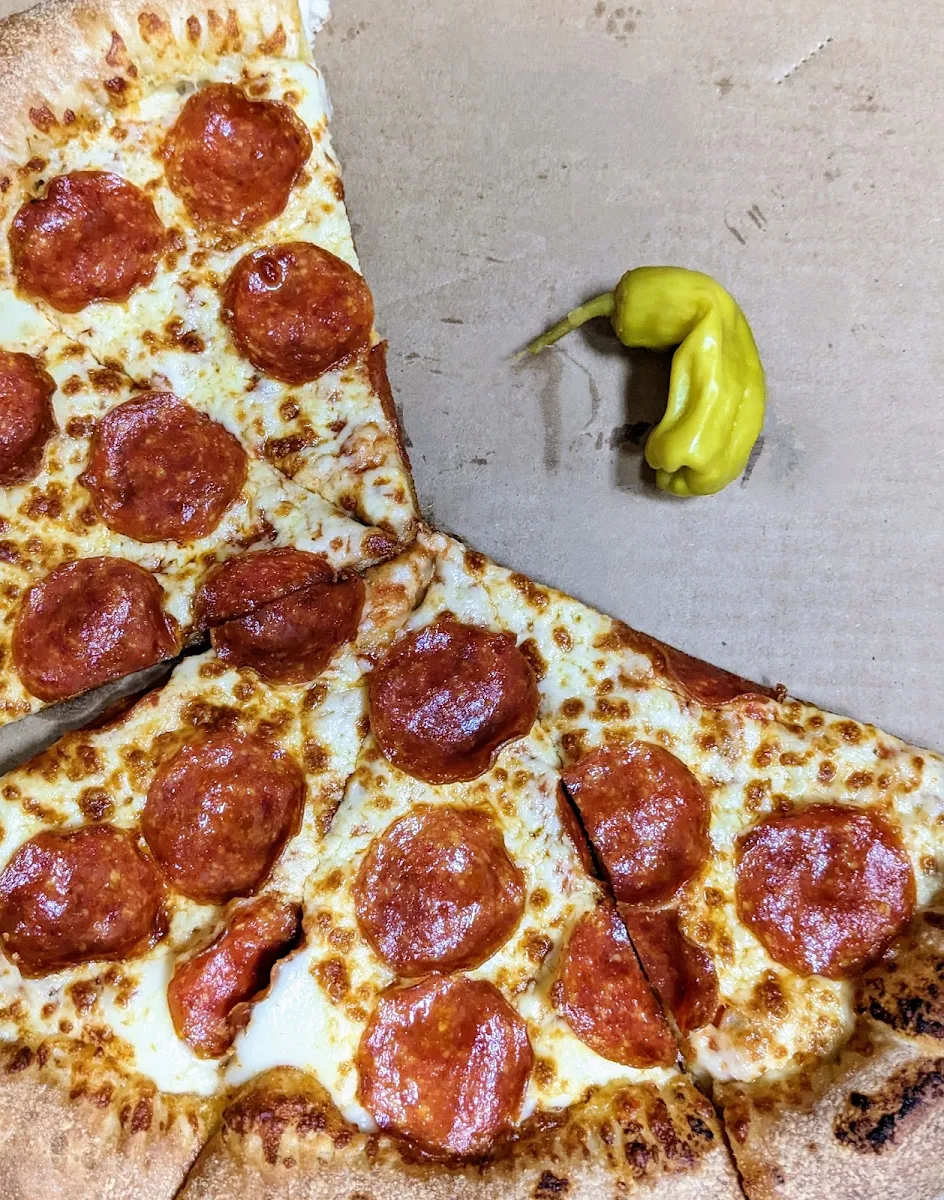 Pepperoni Stuffed Crust Pizza