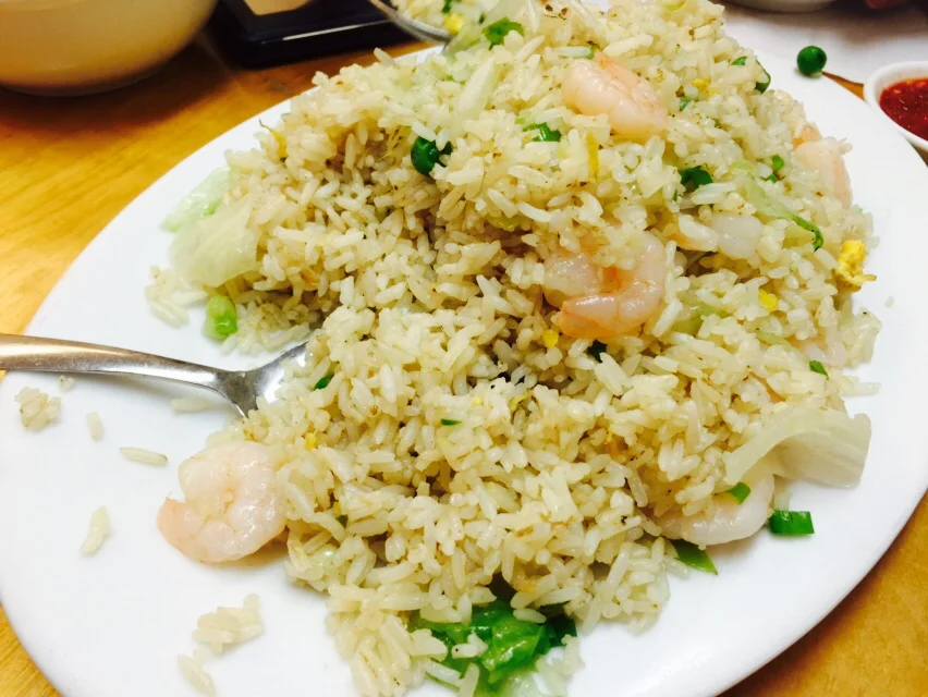 Chicken Fried Rice with Shrimp