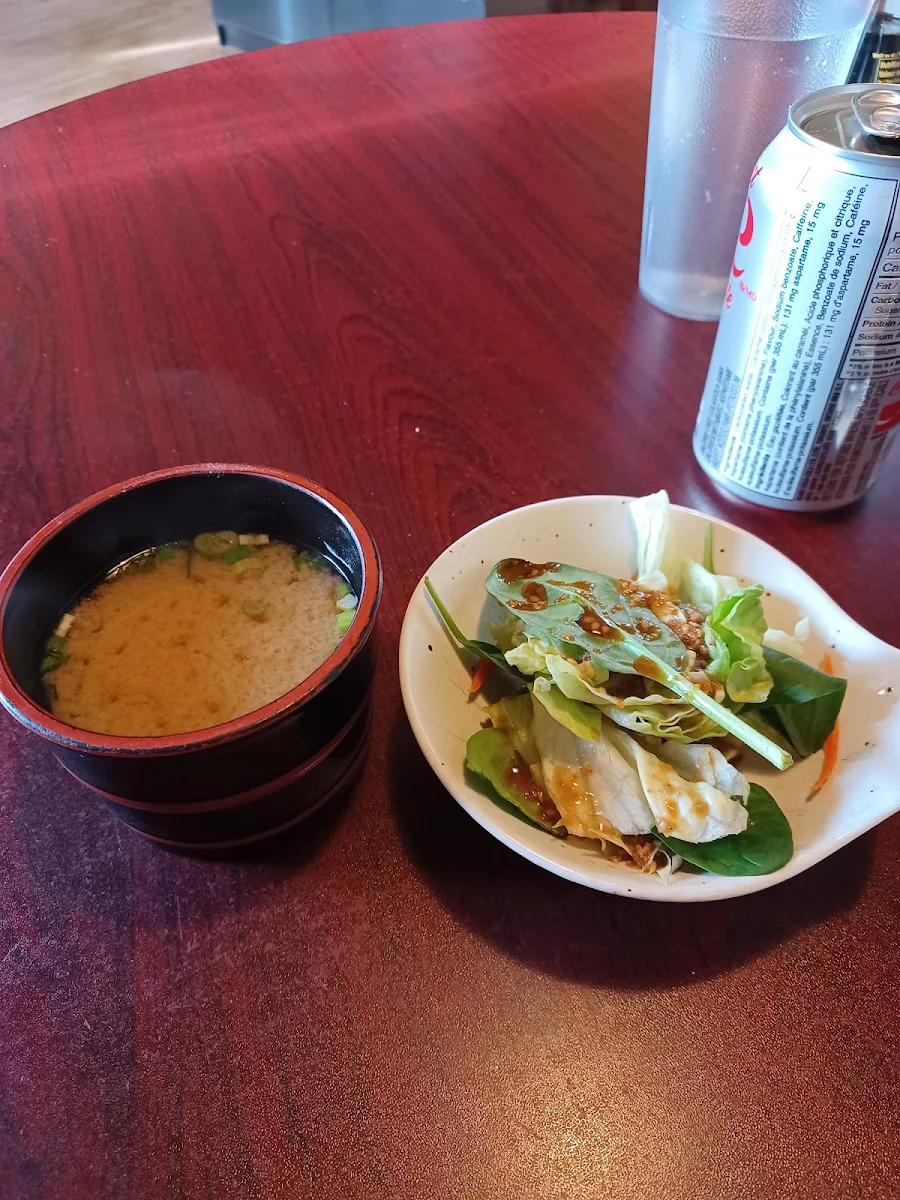 Miso Soup and Salad